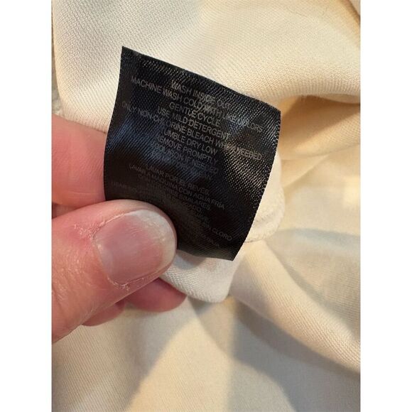 *3/$15 32 Degrees Women's Ivory Fleece Pullover M Snap Button Warm Top - Picture 10 of 11